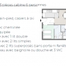 La Plagne - Residencia Chalet du Vallon. La Plagne - Apartamento 3 piezas + cabina 6 personas 72m2